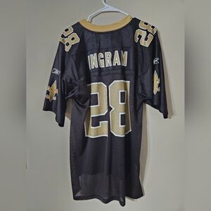 Reebok NFL On Field Mark Ingram 28 New Orleans Saints Jersey Medium